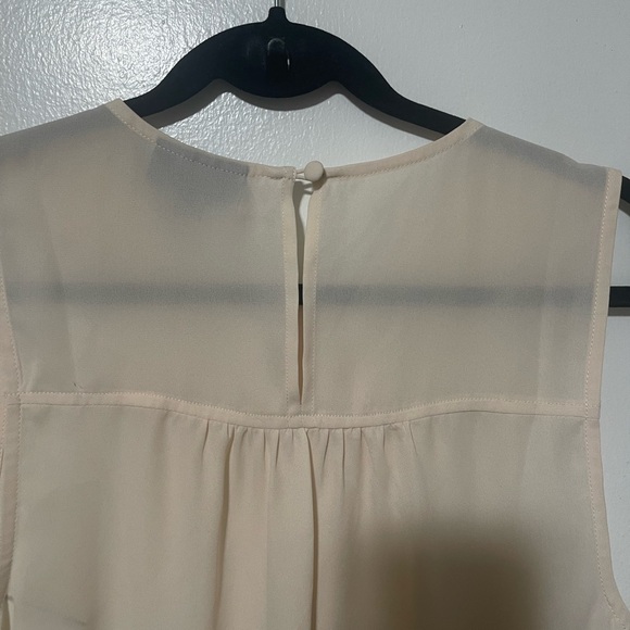 ModCloth cream vintage inspired blouse size S - Picture 3 of 4